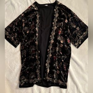 Chicos Velvet Kimono - L/XL